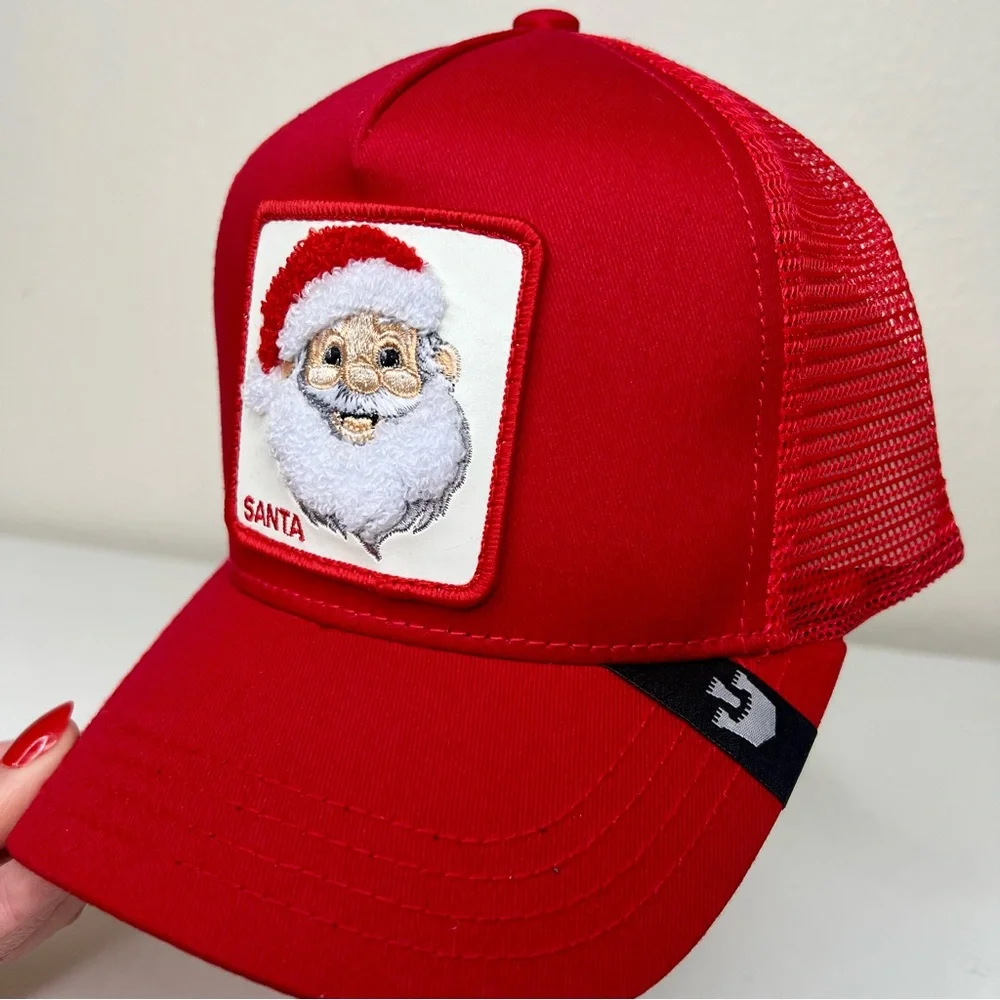 Goorin Bros. SANTA Mr. Claus LIMITED EDITION SOLD OUT Christmas Trucker Hat NEW - Picture 4 of 9